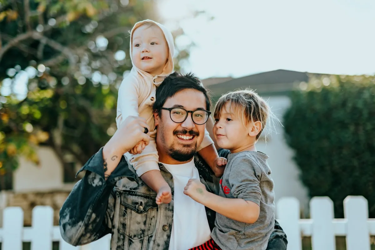 Grandparents with grandchildren family photoshoot