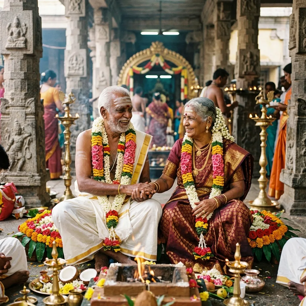 80th Birthday Sadabishegam ceremony photography Thirukadaiyur