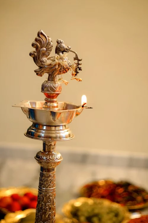 Milk boiling Grihapravesam ceremony