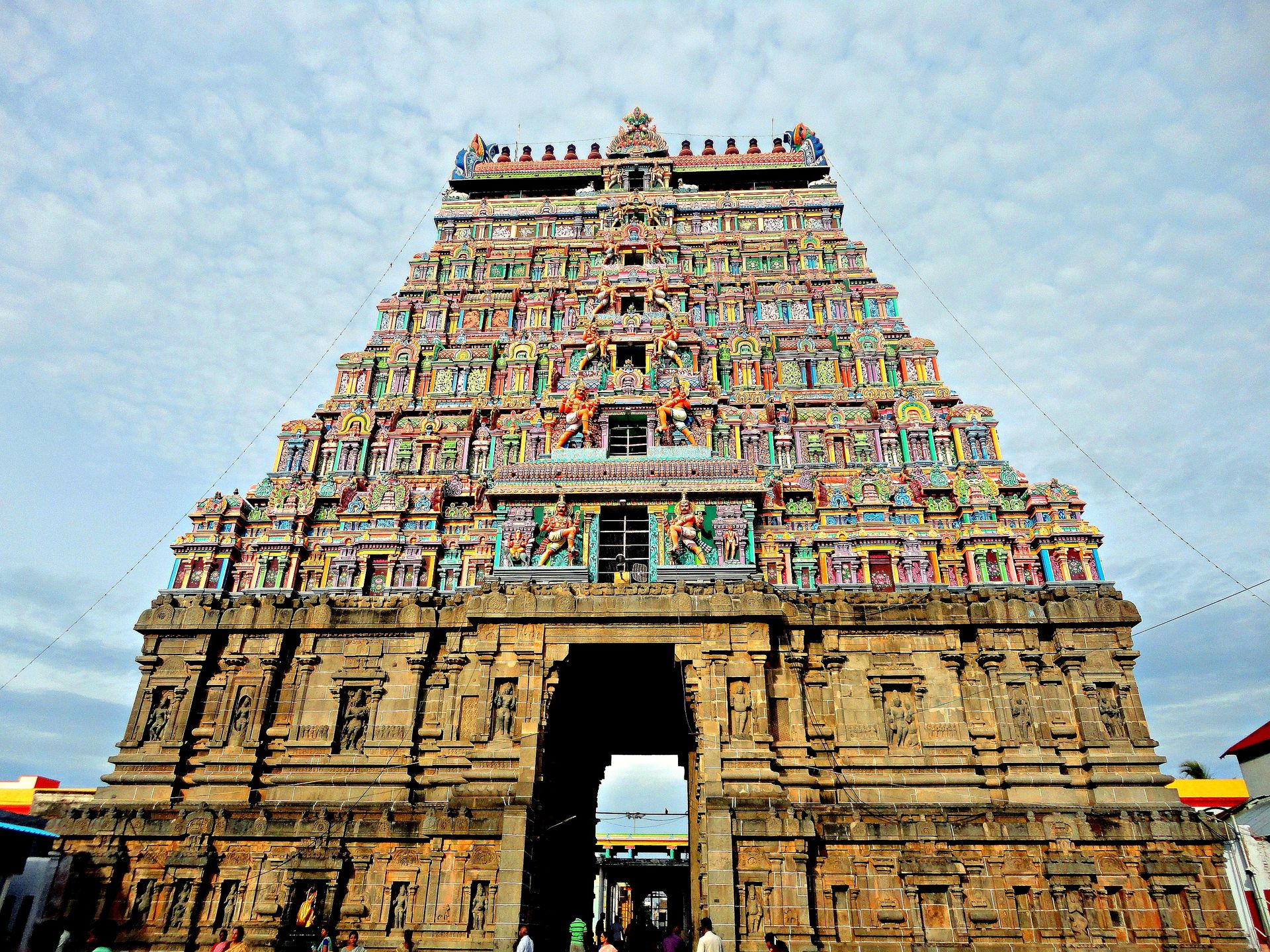 Chidambaram Natarajar temple main gopuram photography