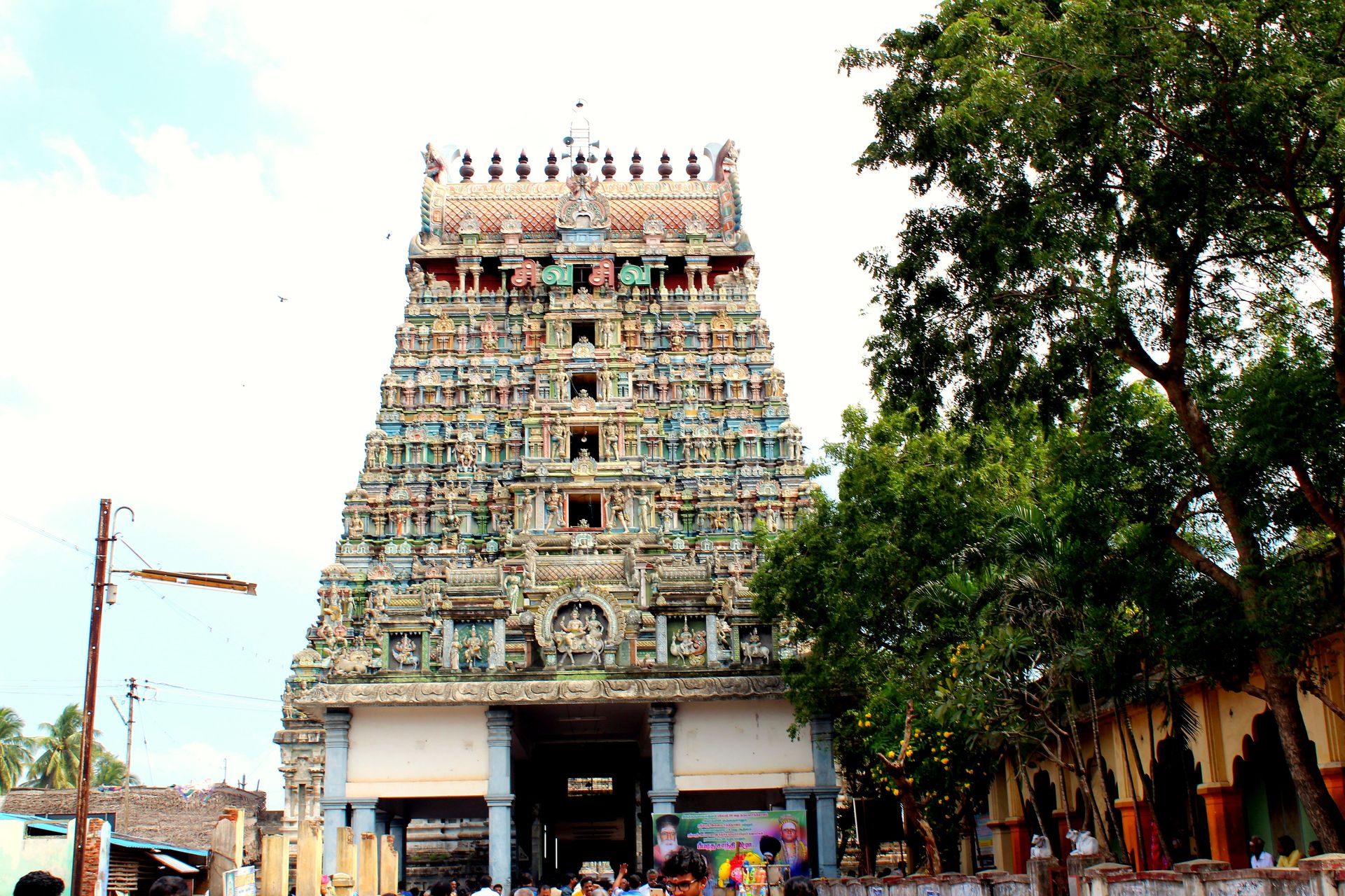 Thirukadaiyur Amritaghateswarar Abirami temple gopuram photography
